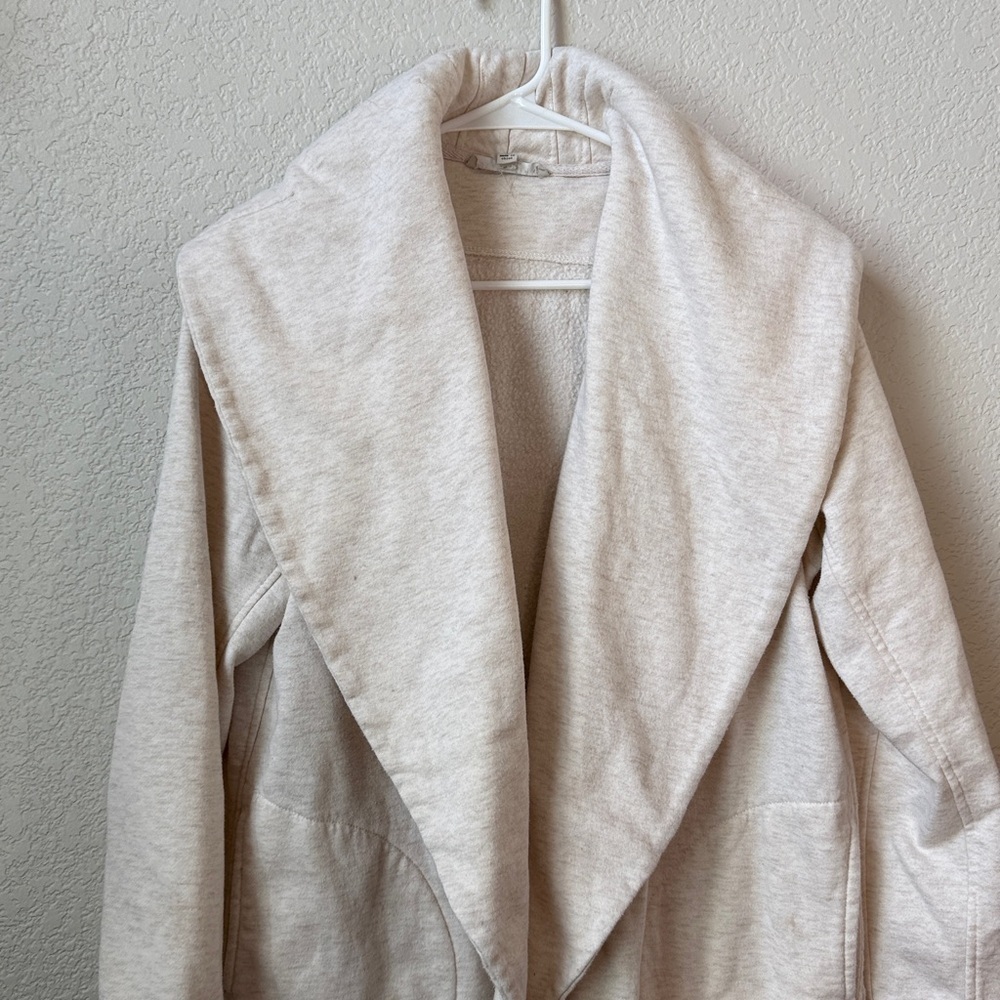 Olive and Oak Cardigan White Cream Heathered Size Medium - Picture 4 of 11